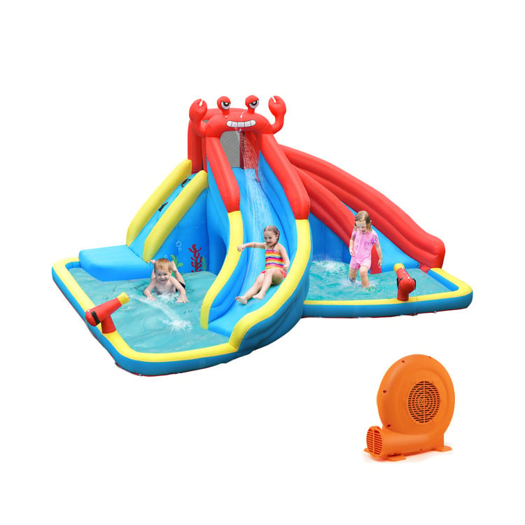 Inflatable Water Slide Bounce House with Water Cannon with 750W Blower Bounce House   at Gallery Canada