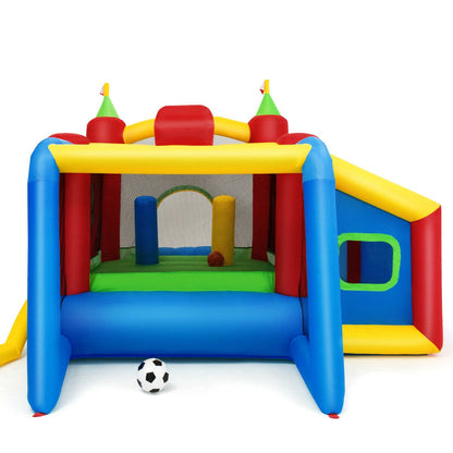 7-in-1 Kids Inflatable Bounce House with Ocean Balls and 480W Blower Bounce House   at Gallery Canada