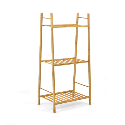 3 Tiers Vertical Bamboo Plant Stand, Natural Plant Stands   at Gallery Canada