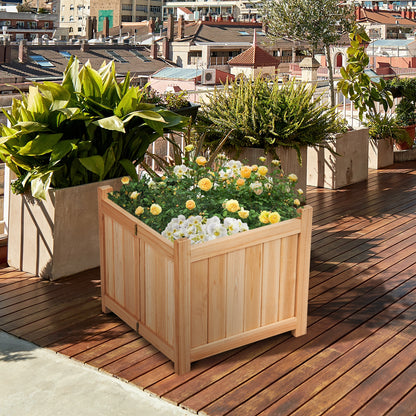 Foldable Flower Bed with Drainage Hole and Base Raised Garden Beds   at Gallery Canada