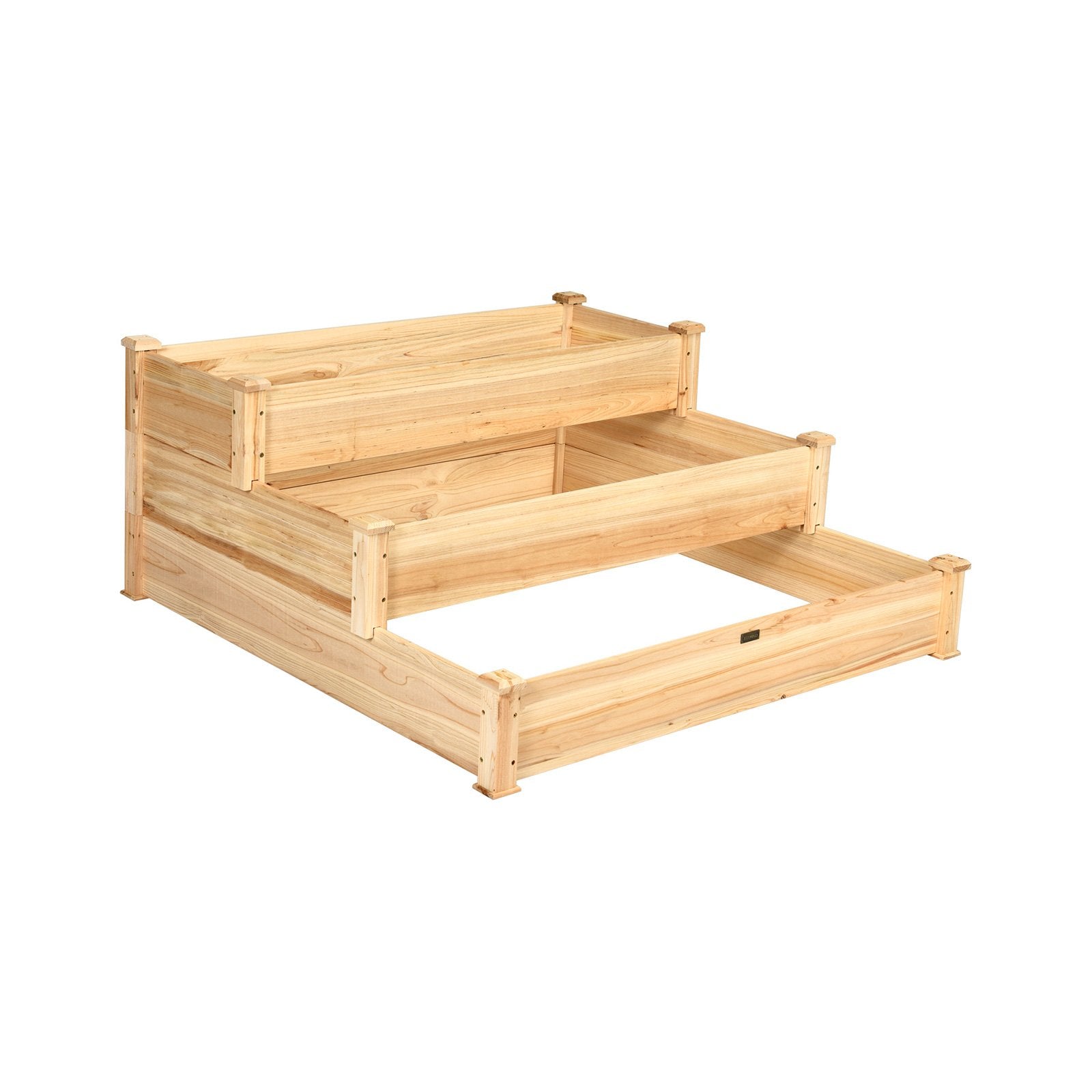 3 Tier Elevated Wooden Vegetable Garden Bed, Wood Raised Garden Beds   at Gallery Canada