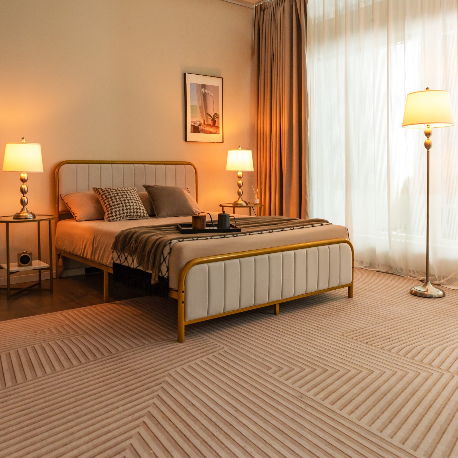 3-Piece Table and Floor Lamp Set Table & Floor Lamps at Gallery Canada
