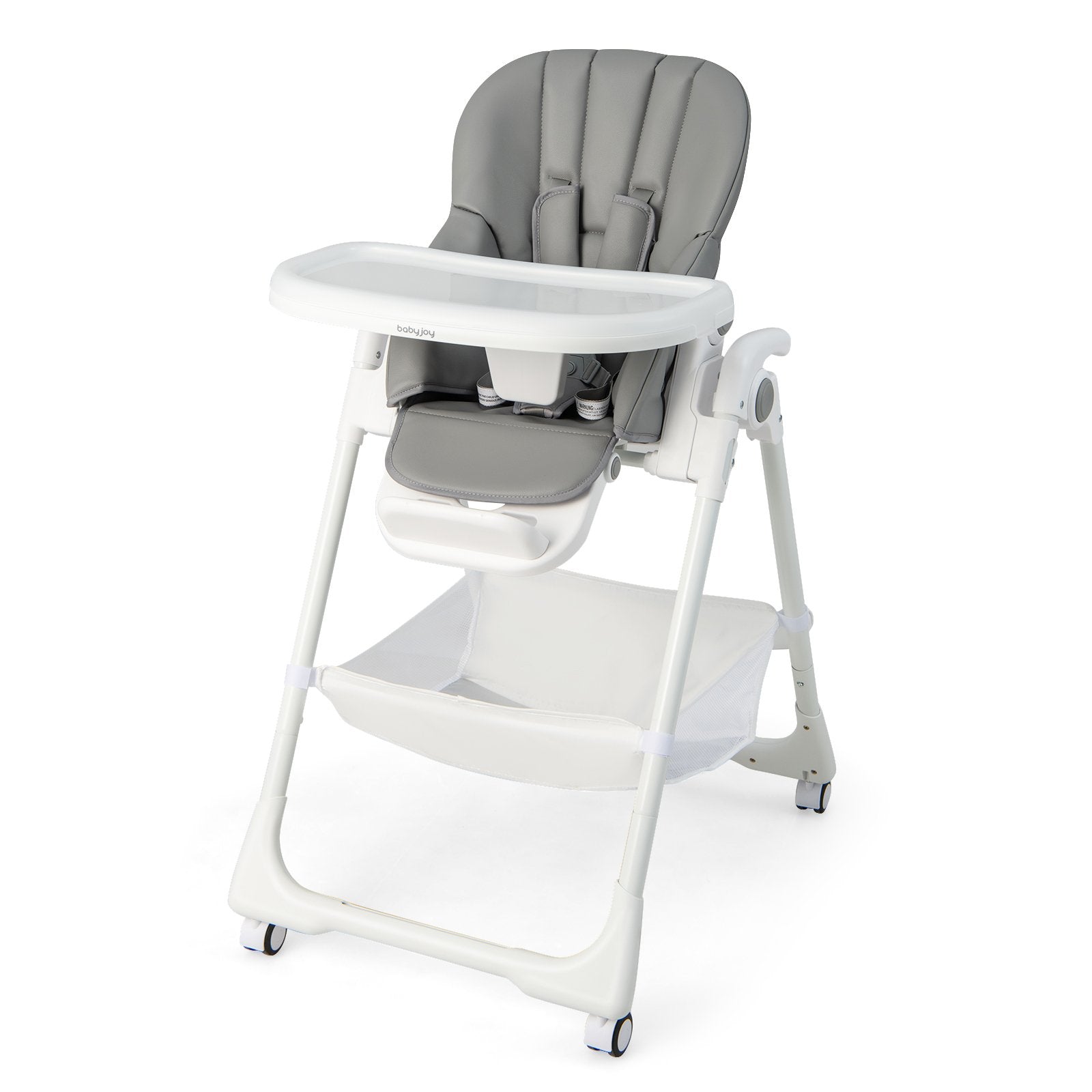 Convertible Infant Dining Chair with 5 Backrest and 3 Footrest Positions, Gray High Chairs   at Gallery Canada