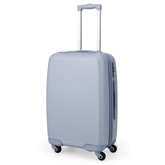 Hardside Luggage with Spinner Wheels with TSA Lock and Height Adjustable Handle, Blue - Gallery Canada