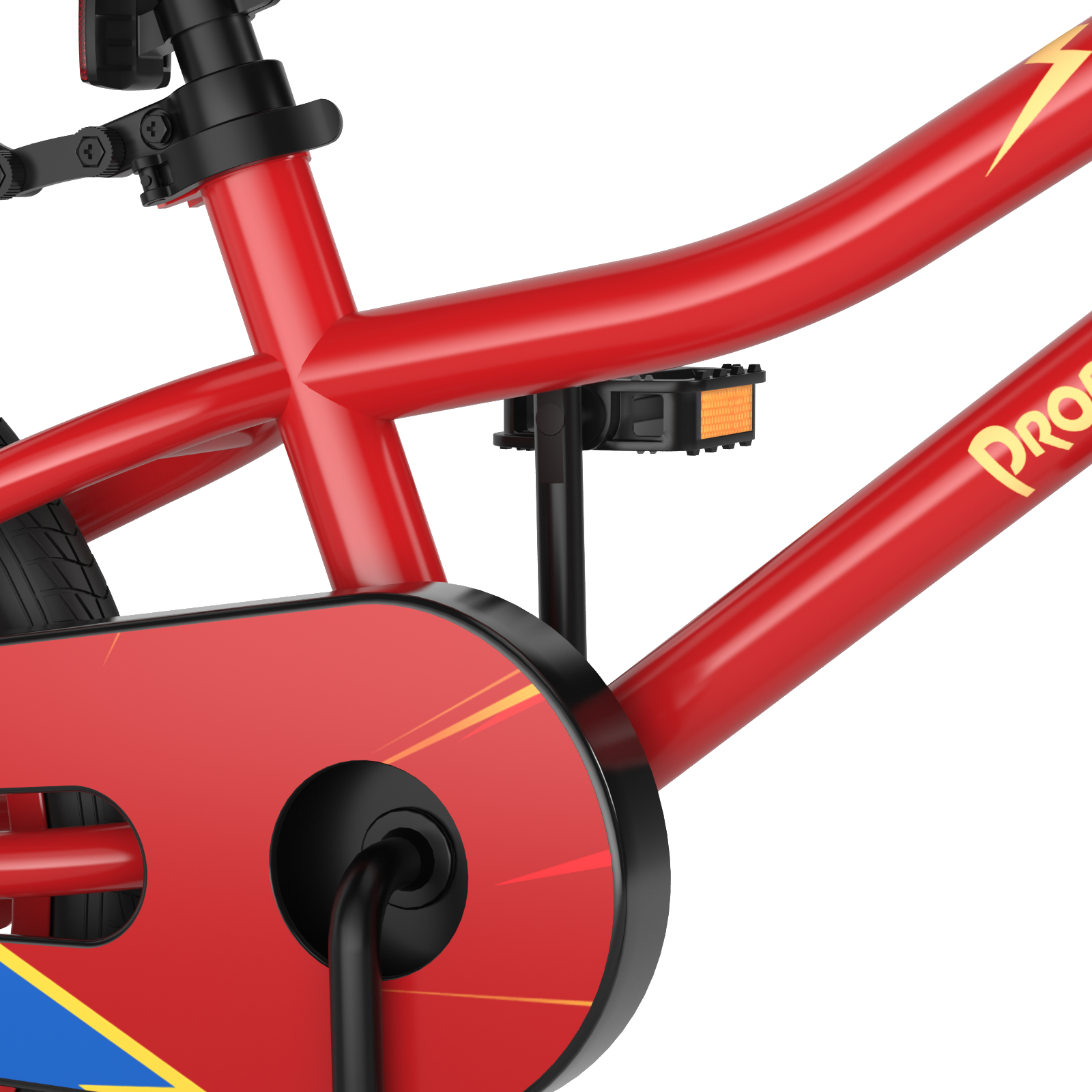 18 Feet Kids Bike with Removable Training Wheels, Red - Gallery Canada
