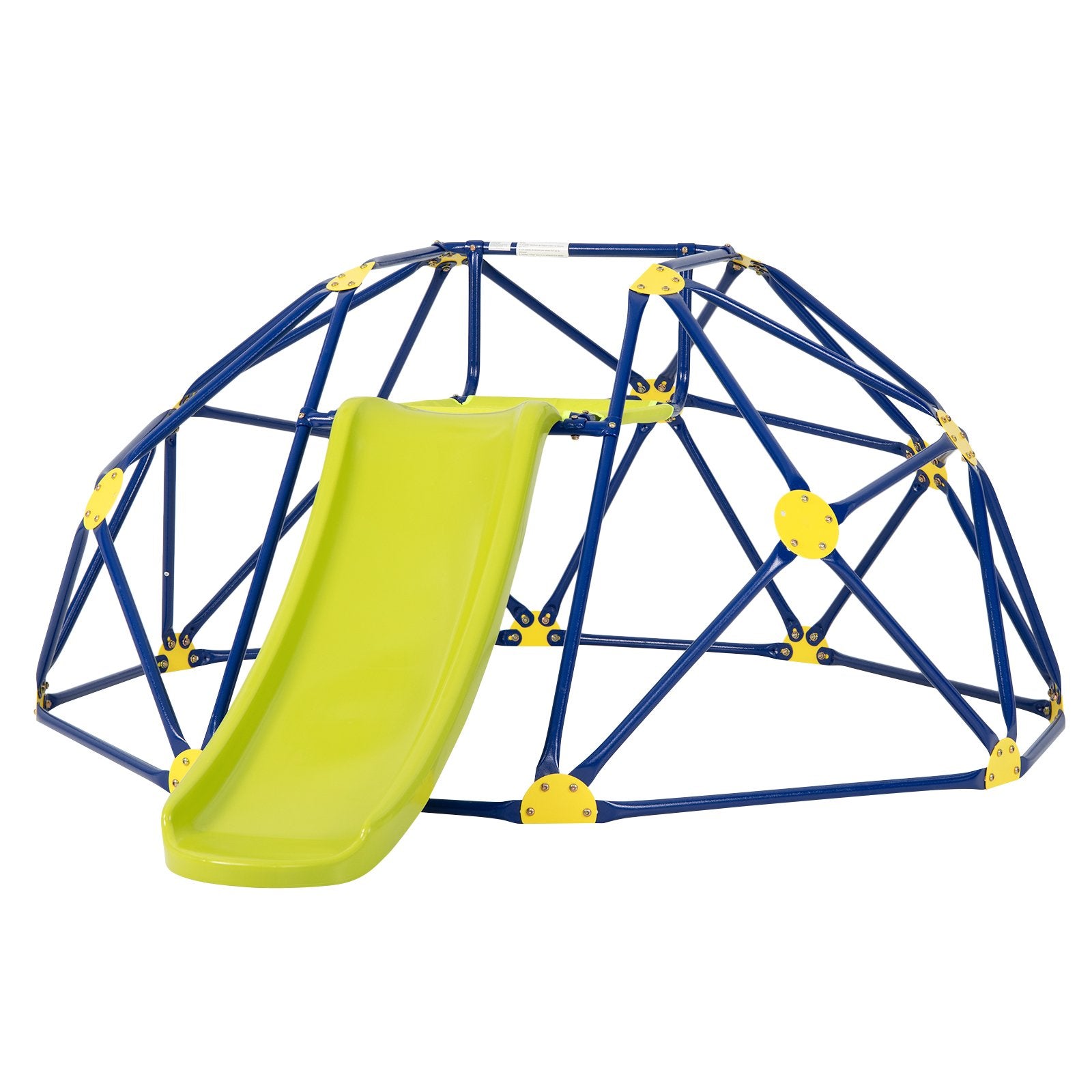 Kids Climbing Dome with Slide and Fabric Cushion for Garden Yard, Blue Climbers & Slides   at Gallery Canada