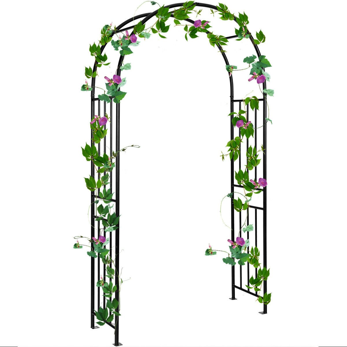 7.2 Feet Garden Decoration Climbing Plants Arch, Black Outdoor Decor   at Gallery Canada