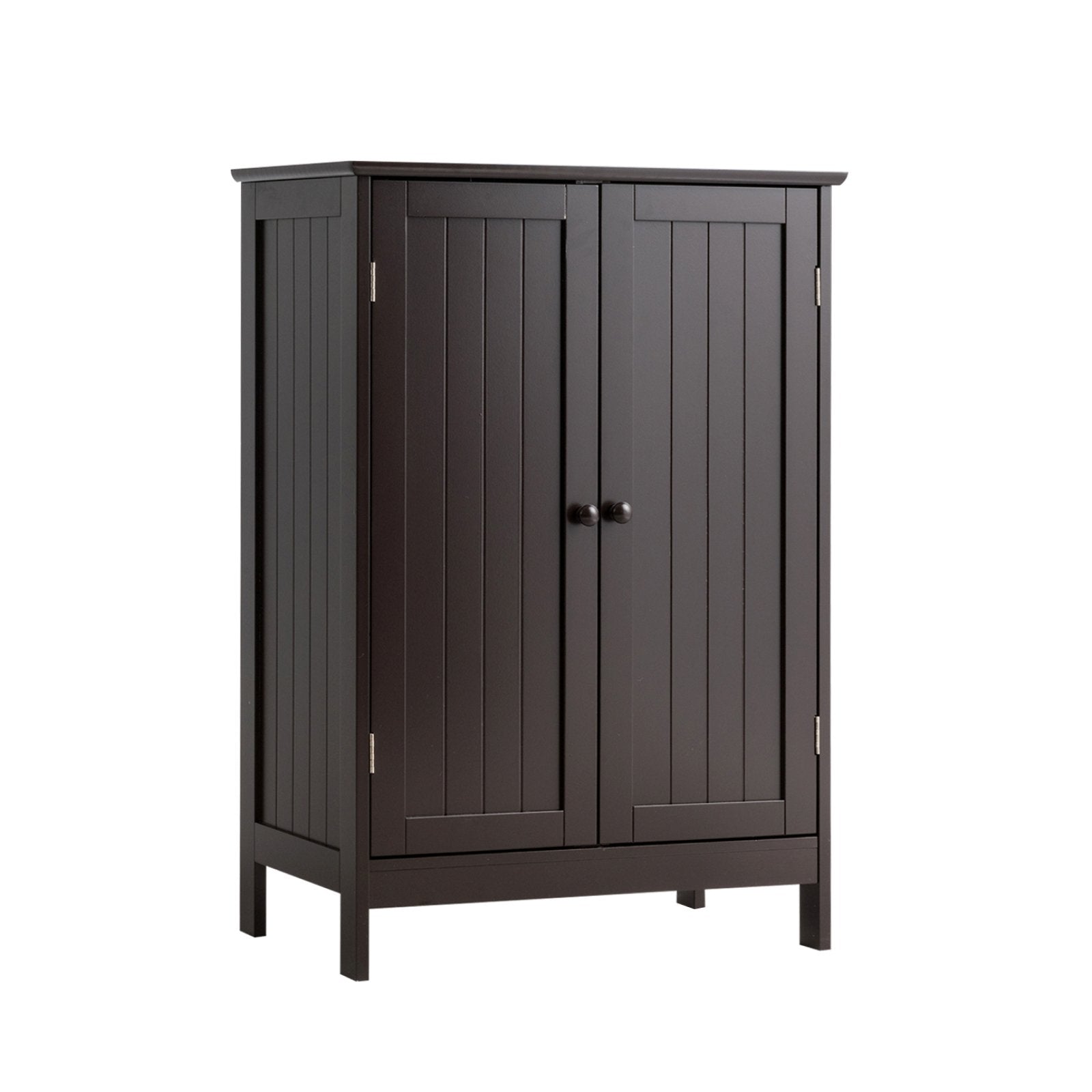 Bathroom Floor Storage Double Door Cupboard Cabinet, Brown Floor Cabinets   at Gallery Canada