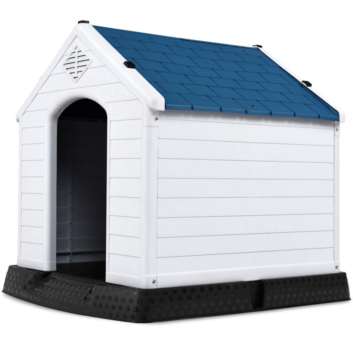 Indoor/Outdoor Waterproof Plastic Dog House Pet Puppy Shelter , Multicolor Dog Kennels   at Gallery Canada