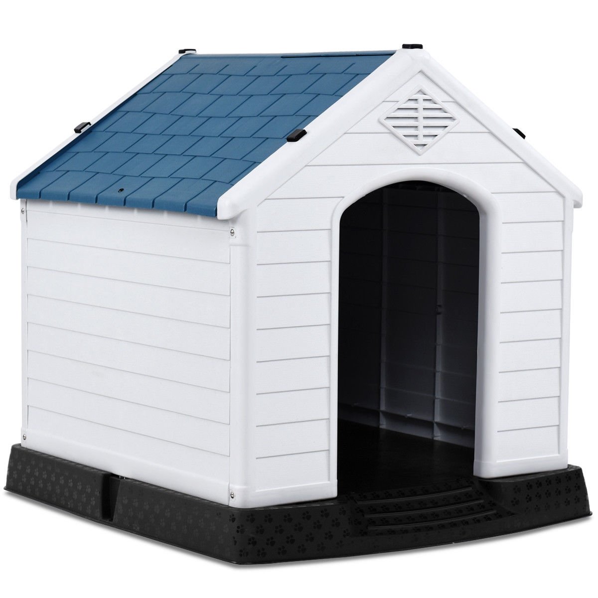 Indoor/Outdoor Waterproof Plastic Dog House Pet Puppy Shelter , Multicolor Dog Kennels   at Gallery Canada