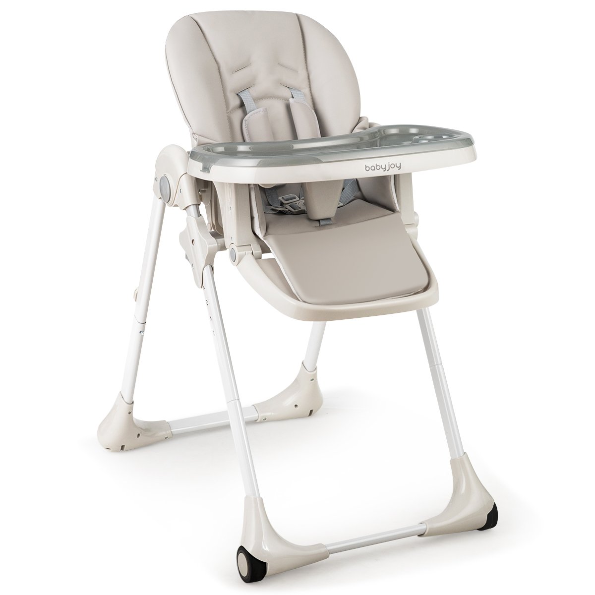 Baby Convertible High Chair with Wheels, Gray High Chairs   at Gallery Canada