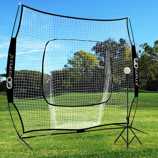 Portable Practice Net Kit with 3 Carrying Bags, Black Sport Equipments Black  at Gallery Canada