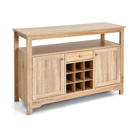 Buffet Server Sideboard Wine Cabinet Console, Natural Sideboards Cabinets & Buffets   at Gallery Canada