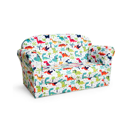 Double Kids Dinosaur Sofa Children Armrest Couch , Multicolor Kids Chairs & Seating   at Gallery Canada