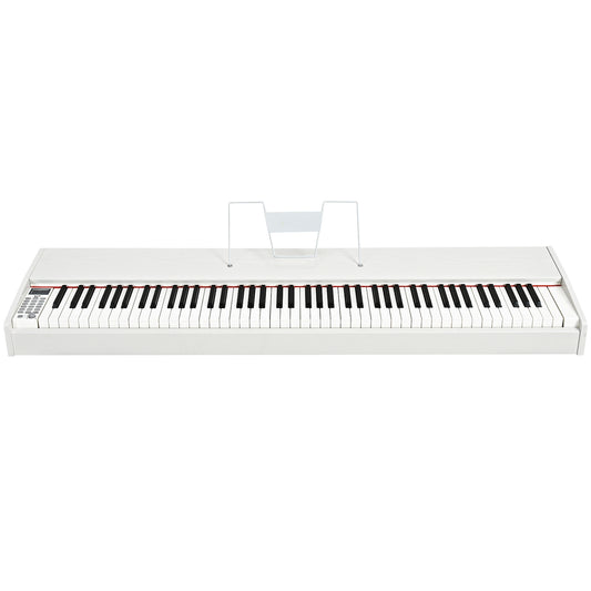 88-Key Full Size Digital Piano Weighted Keyboard with Sustain Pedal, White Pianos & Keyboards White  at Gallery Canada
