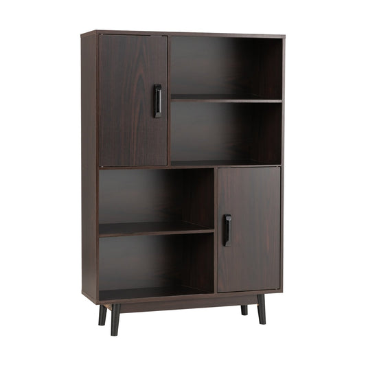 Sideboard Storage Cabinet with Door Shelf, Dark Brown - Gallery Canada