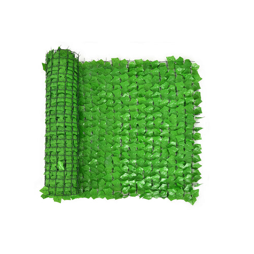 4 Pieces 118 x 39 Inch Artificial Ivy Privacy Fence for Fence and Vine Decor, Light Green