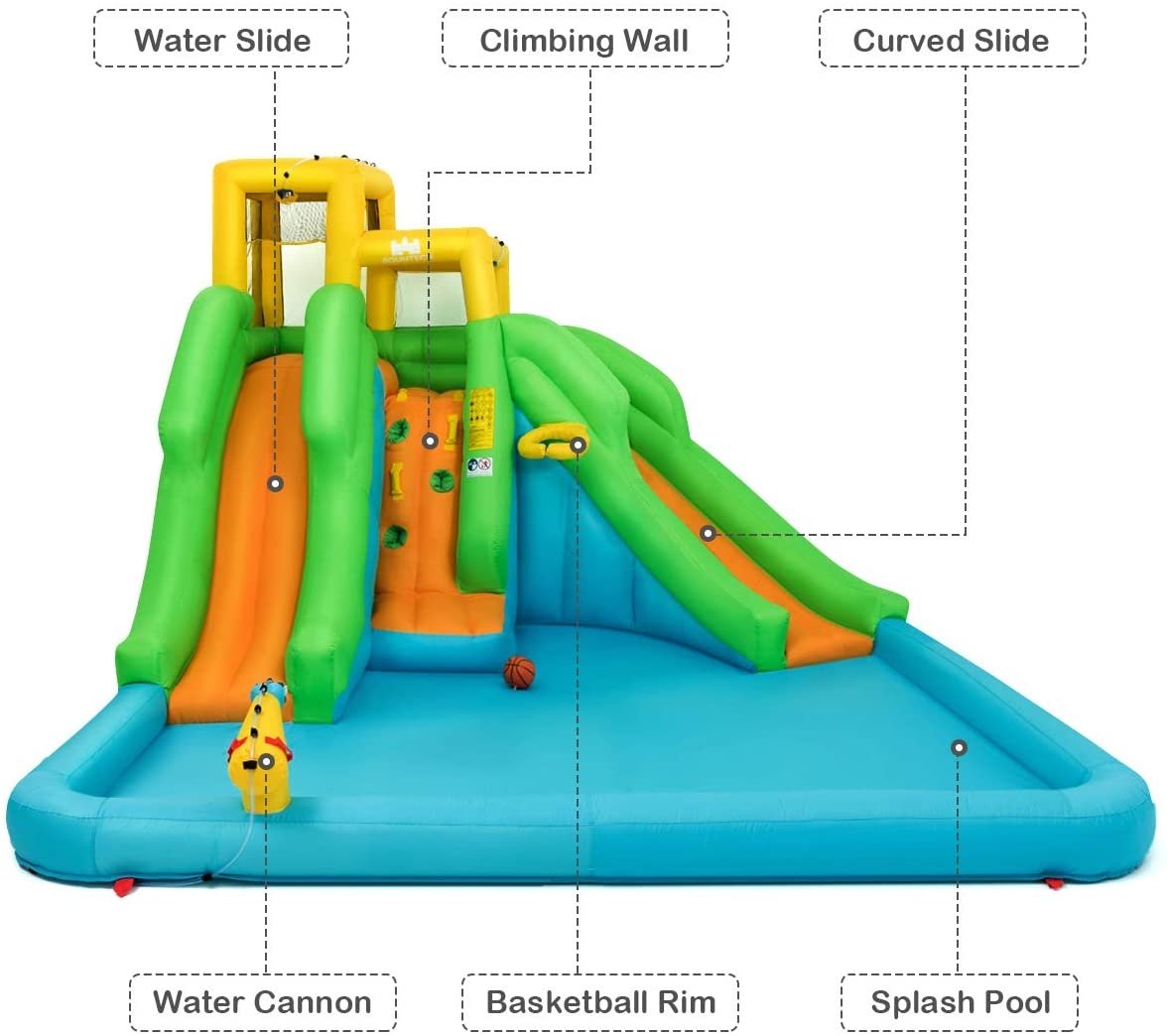 Inflatable Water Park Bounce House with Climbing Wall Bounce House   at Gallery Canada