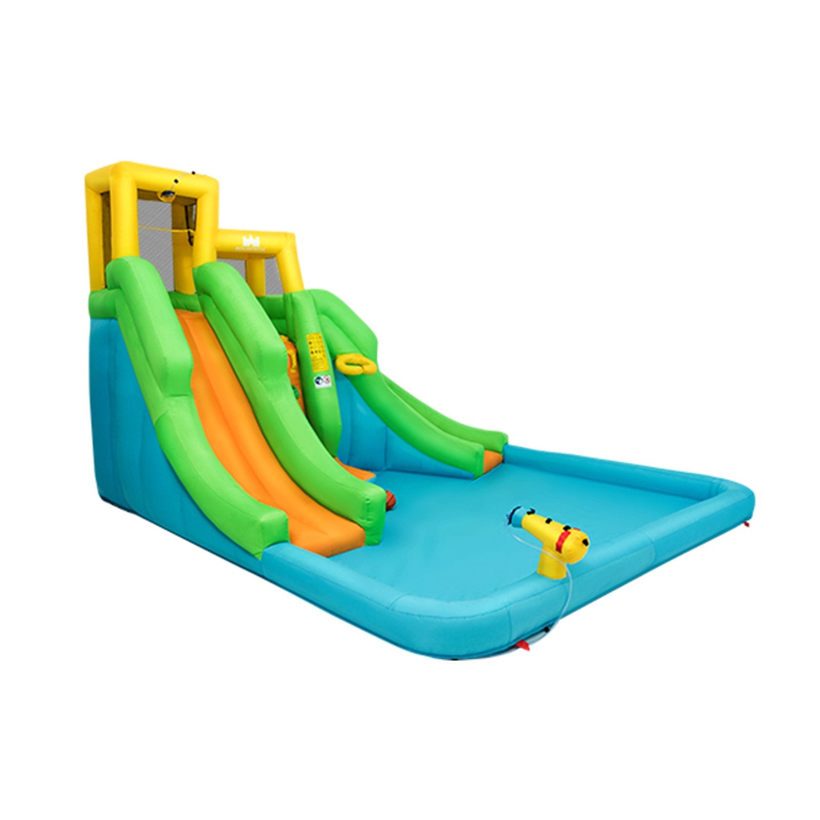 Inflatable Water Park Bounce House with Climbing Wall - Gallery Canada