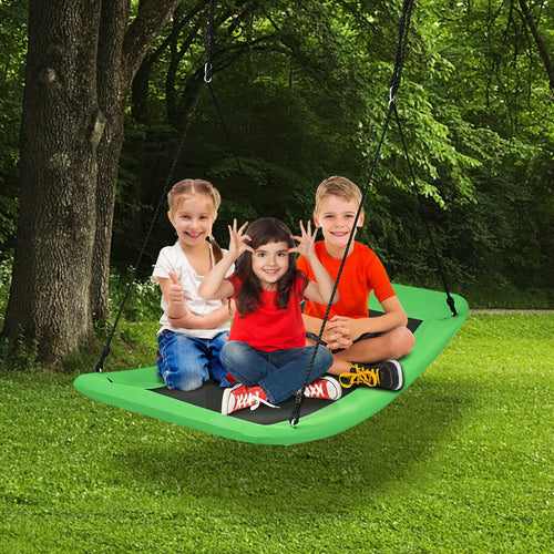 700lb Giant 60 Inch Platform Tree Swing for Kids and Adults, Green