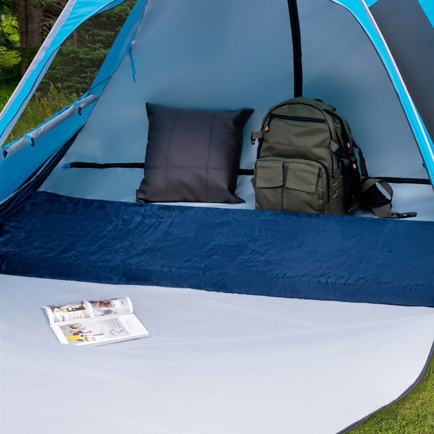 Lightweight Portable Memory Camping Mattress, Black Air Mattresses & Sleeping Bags   at Gallery Canada