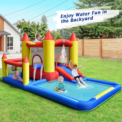 Inflatable Water Slide with Slide and Jumping Area - Gallery Canada