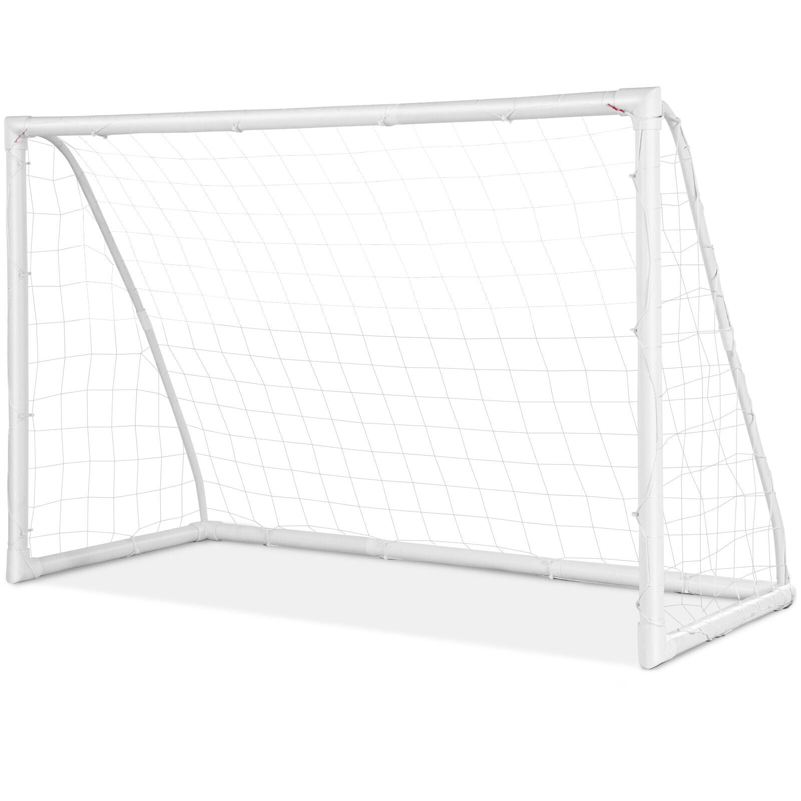 6 x 4 Feet Soccer Goal with Strong UPVC Frame, White Sport Equipments at Gallery Canada