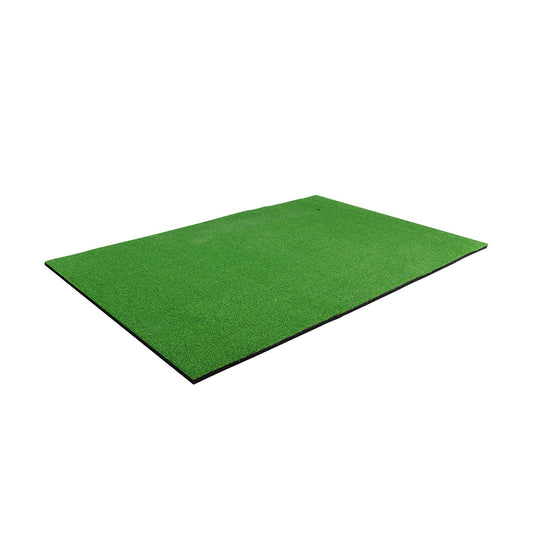 5 x 3 Feet Standard Real Feel Golf Practice Hitting Mat with Synthetic Turf and 3 Tees, Green - Gallery Canada