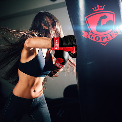 Filled Punching Bag Set with Boxing Gloves- 63 lbs, Black Boxing & Martial Arts   at Gallery Canada