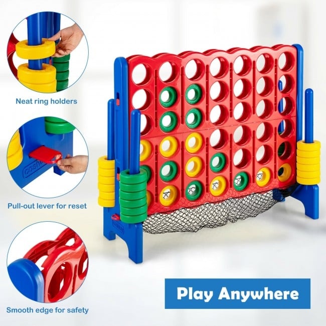 4-to-Score Giant Game Set with Net Storage, Blue Lawn Games   at Gallery Canada