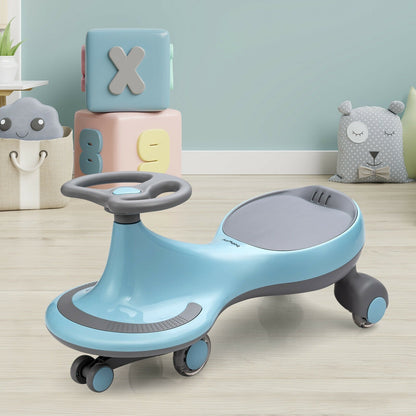 Wiggle Car Ride-on Toy with Flashing Wheels, Blue Push & Pedal Ride On Toys   at Gallery Canada