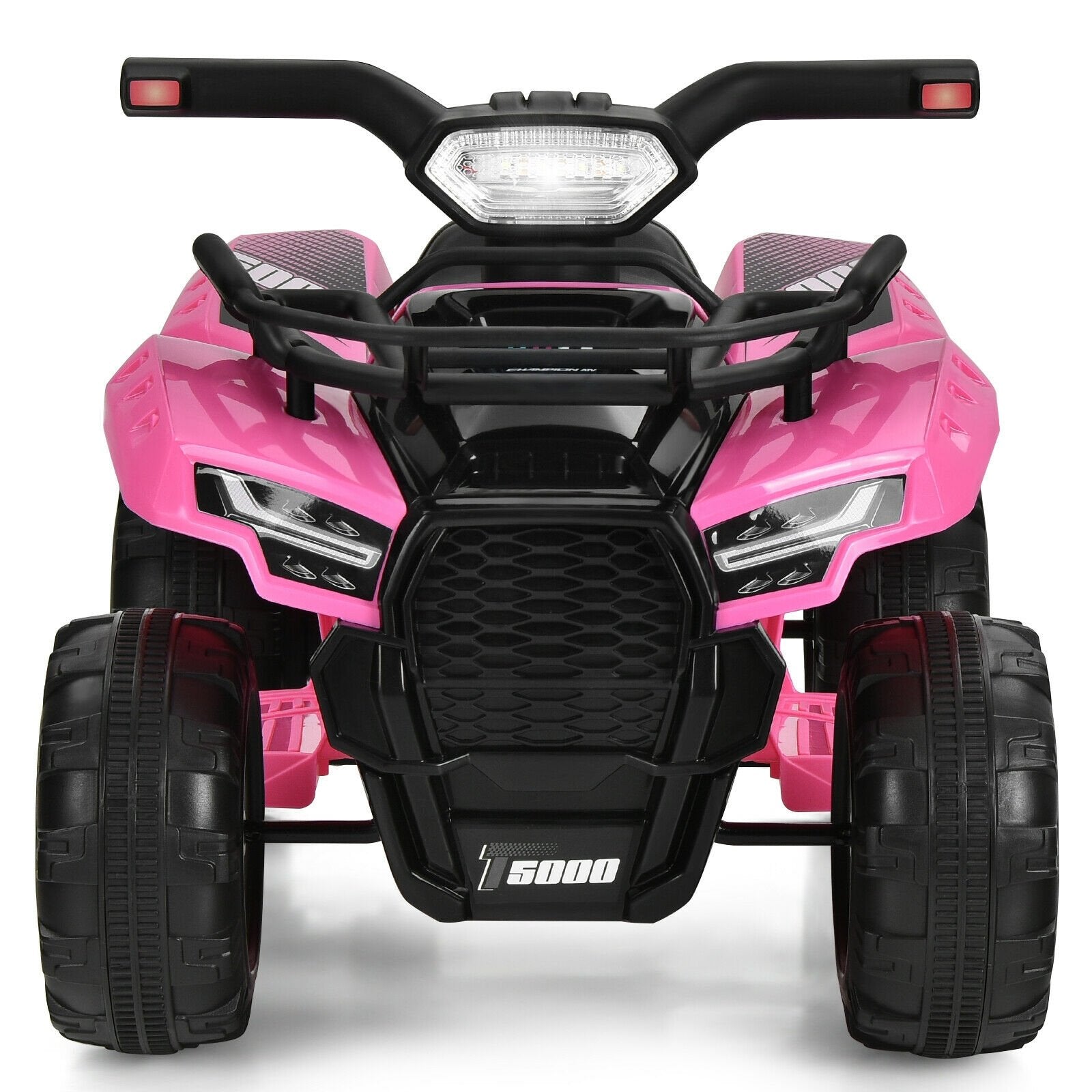 6V Kids ATV Quad Electric Ride On Car with LED Light and MP3, Pink Powered Ride On Toys   at Gallery Canada