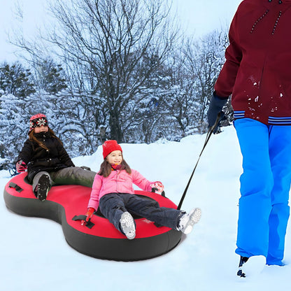 80" 2-Person Inflatable Snow Sled for Kids and Adults, Red Winter Sports & Activities   at Gallery Canada