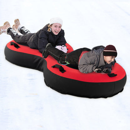 80" 2-Person Inflatable Snow Sled for Kids and Adults, Red Winter Sports & Activities   at Gallery Canada