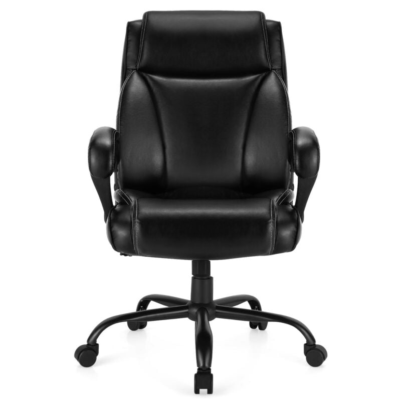 400 Pounds Big and Tall Adjustable High Back Leather Office Chair Big and Tall Chairs   at Gallery Canada