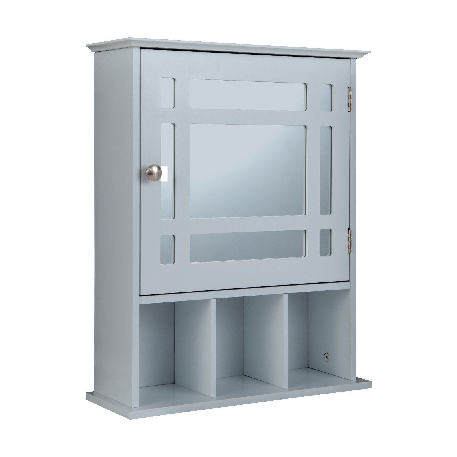 Wall Mounted and Mirrored Bathroom Cabinet, Gray Wall Cabinets   at Gallery Canada