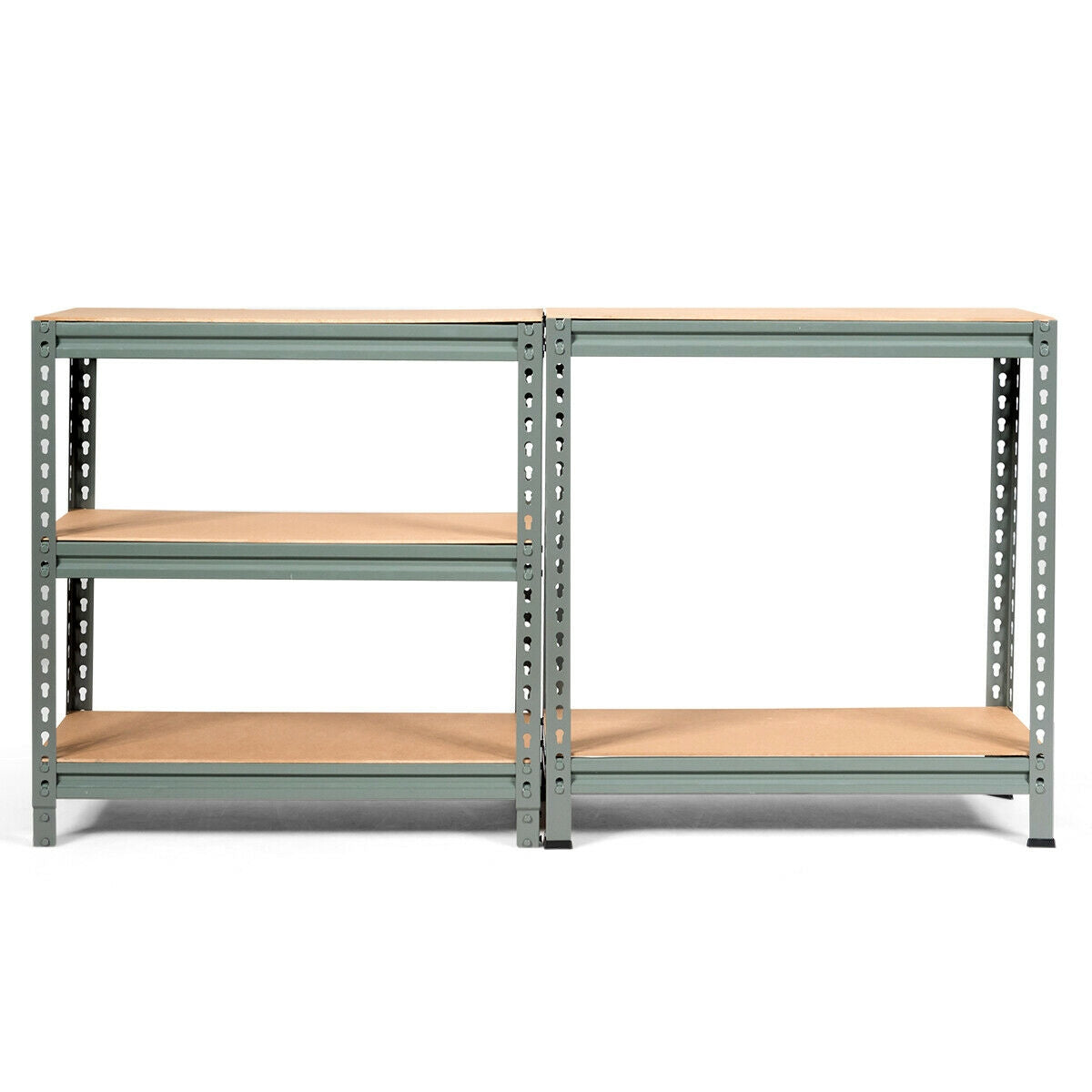 5-Tier Steel Shelving Unit Storage Shelves Heavy Duty Storage Rack, Gray Garages at Gallery Canada