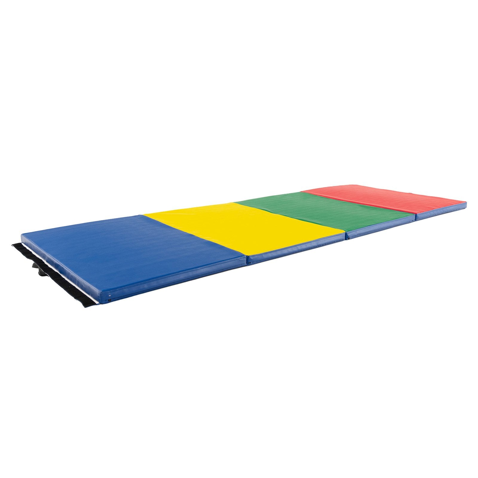 4-Panel PU Leather Folding Exercise Mat with Carrying Handles, Multicolor Yoga & Gym Mats   at Gallery Canada