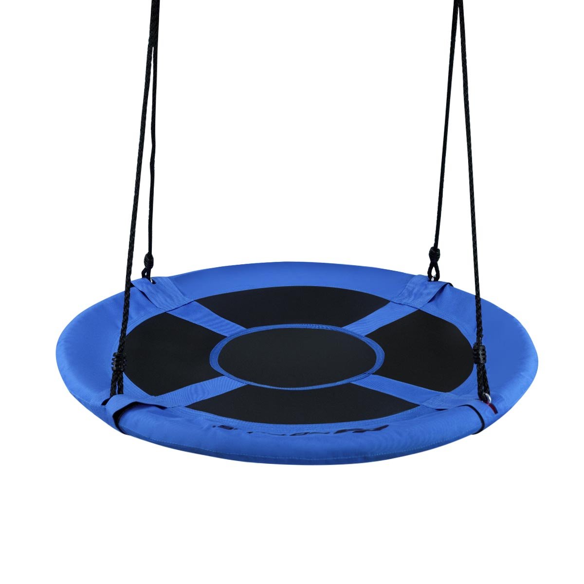 40 Inch Flying Saucer Tree Swing Indoor Outdoor Play Set, Blue Swing & Playsets   at Gallery Canada