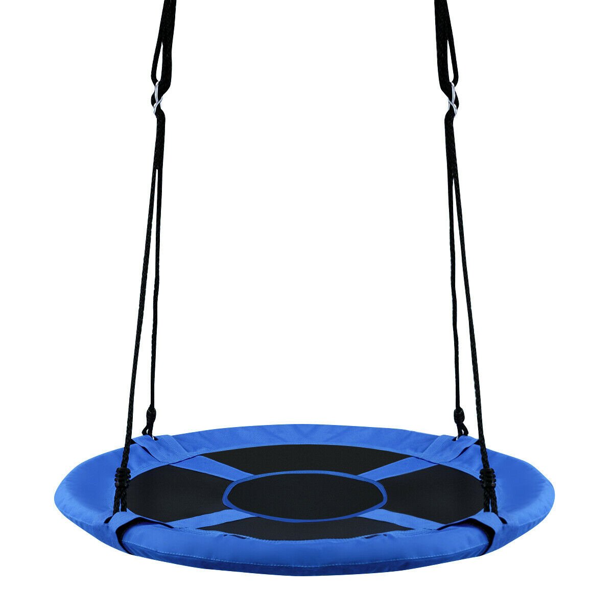 40 Inch Flying Saucer Tree Swing Indoor Outdoor Play Set, Blue Swing & Playsets   at Gallery Canada