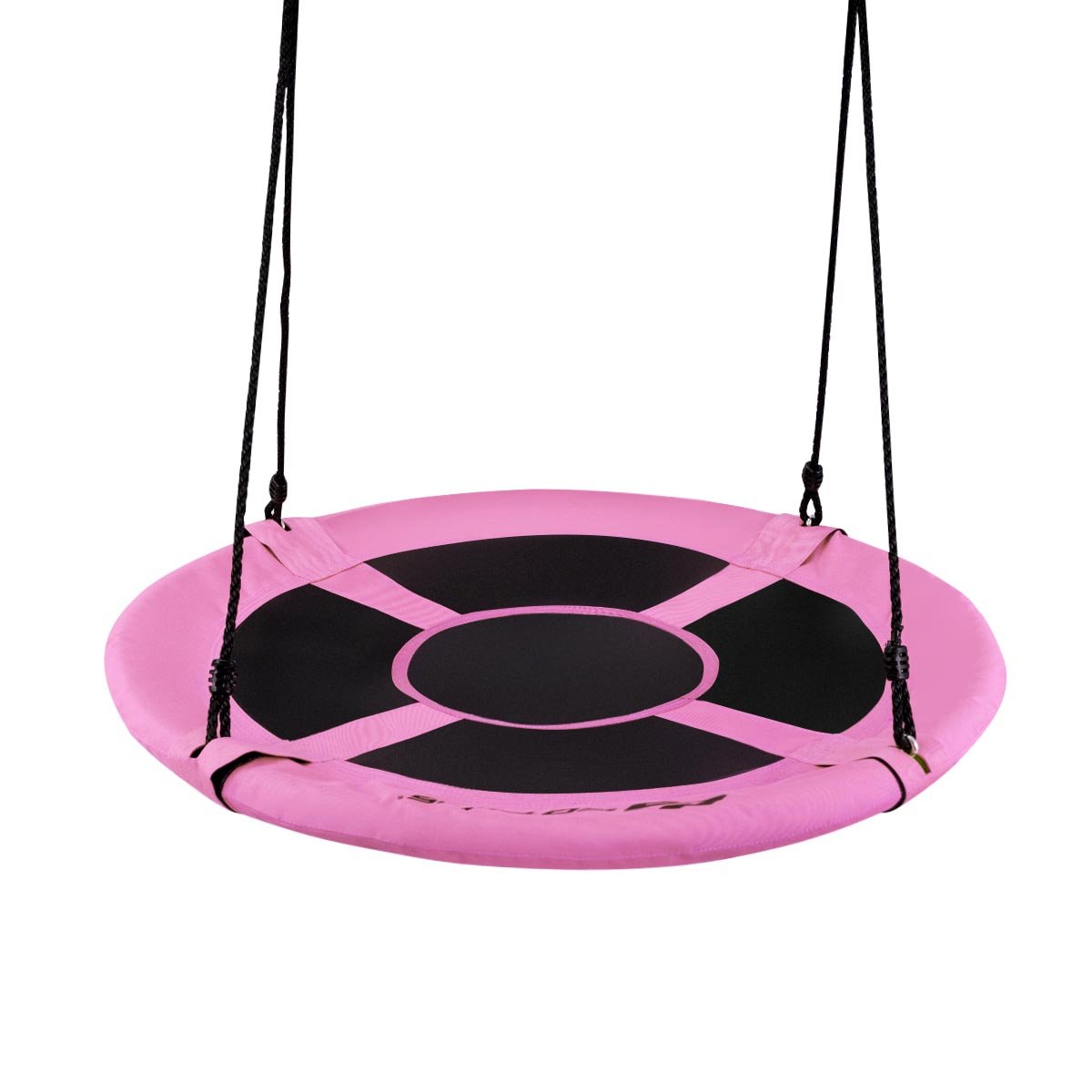 40 Inch Flying Saucer Tree Swing Indoor Outdoor Play Set, Pink Swing & Playsets   at Gallery Canada