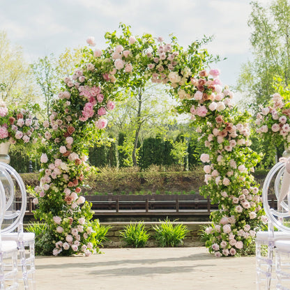 Garden Arch Arbor Trellis for Climbing Plants Roses Vines, Black Outdoor Decor   at Gallery Canada