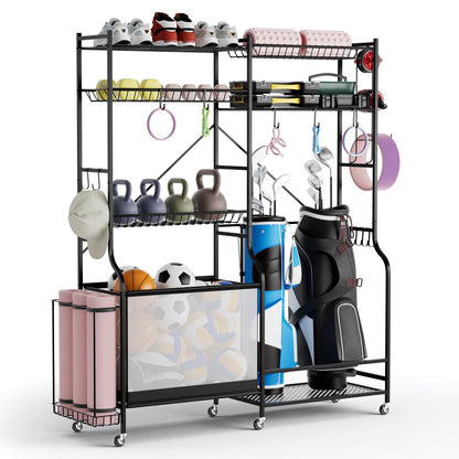 Sports Equipment Organizer for Garage, Black Sport Equipments   at Gallery Canada