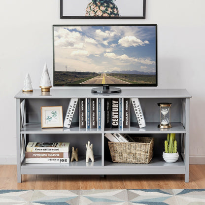 Wooden TV Stand Entertainment Media Center, Gray Entertainment Centers & TV Stands   at Gallery Canada