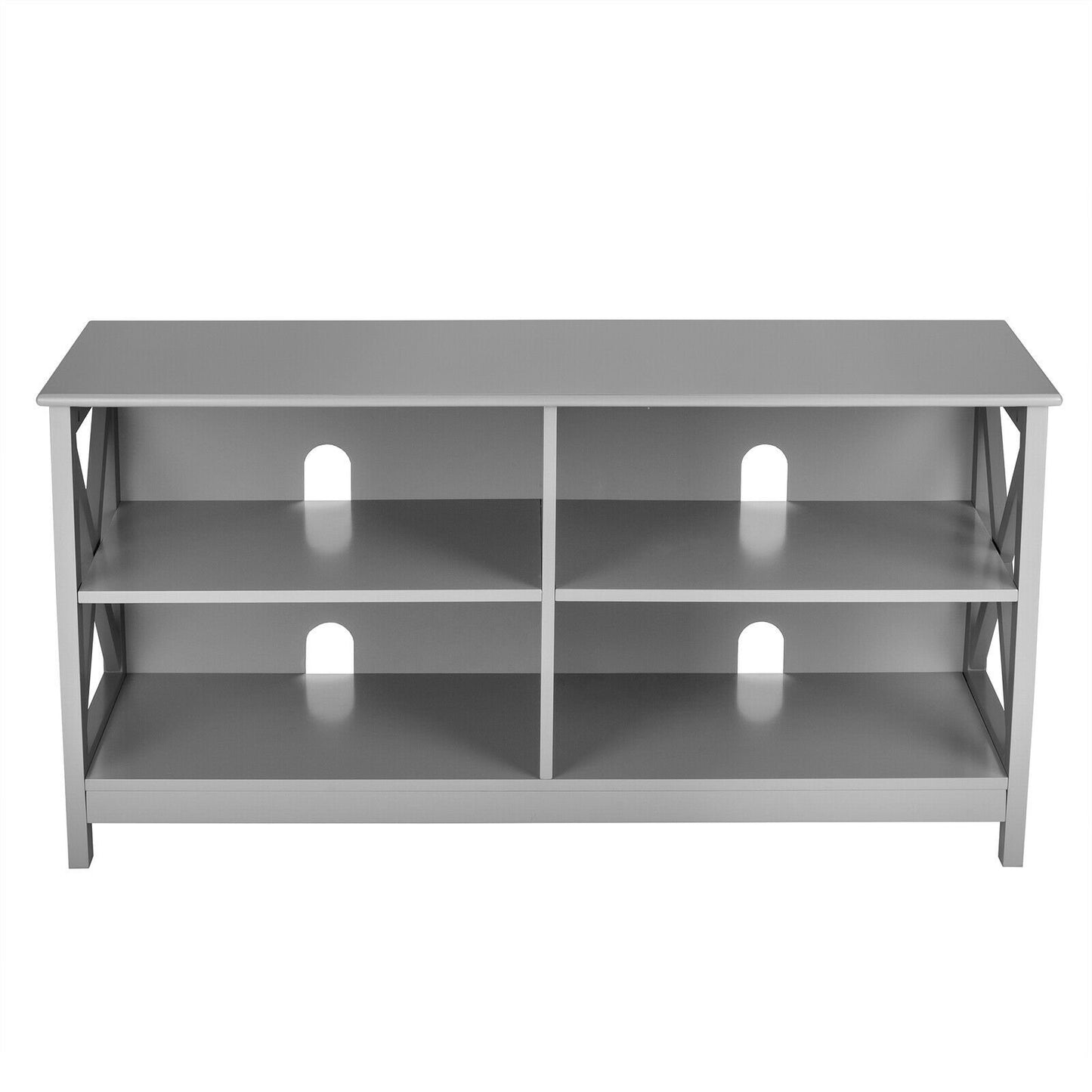 Wooden TV Stand Entertainment Media Center, Gray Entertainment Centers & TV Stands   at Gallery Canada