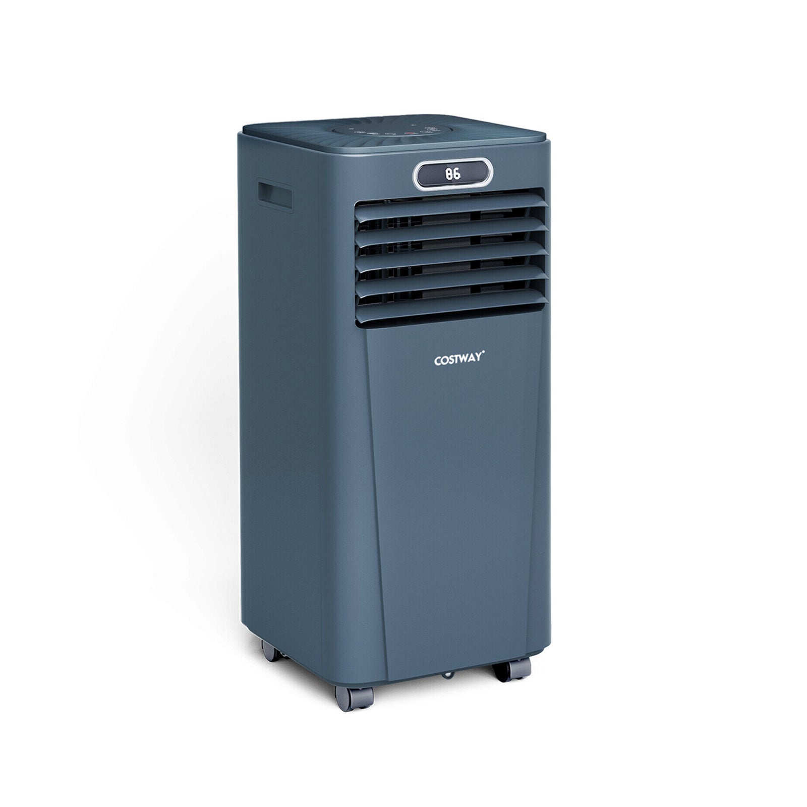 10000 BTU Portable Air Conditioner with Remote Control, Dark Blue Air Conditioners Dark Blue at Gallery Canada
