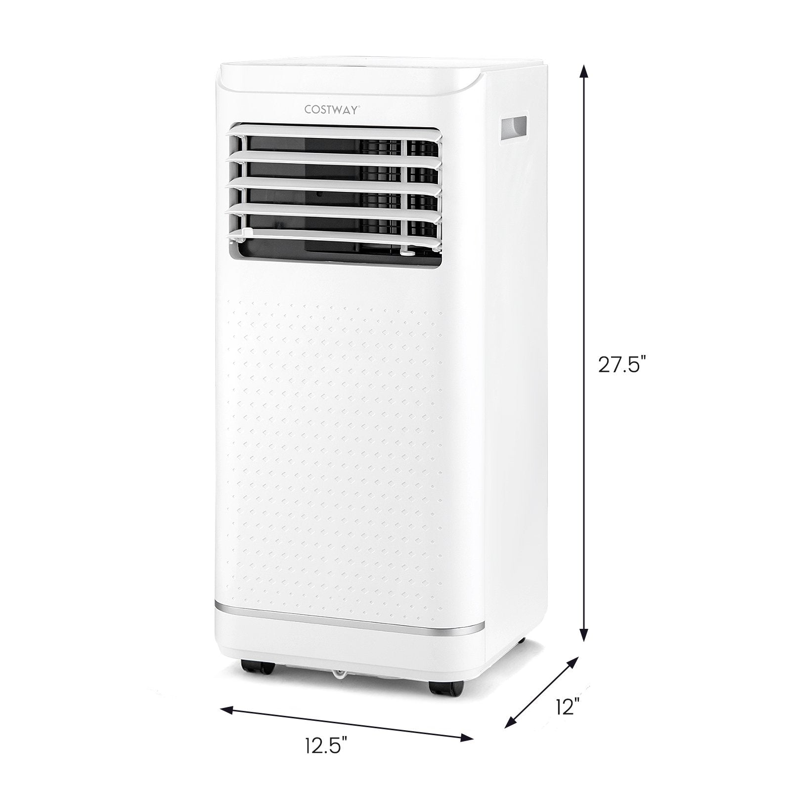 8000/10000 BTU Portable Air Conditioner with Dehumidifier and Fan Mode-10000 BTU, White Portable Air Conditioners   at Gallery Canada