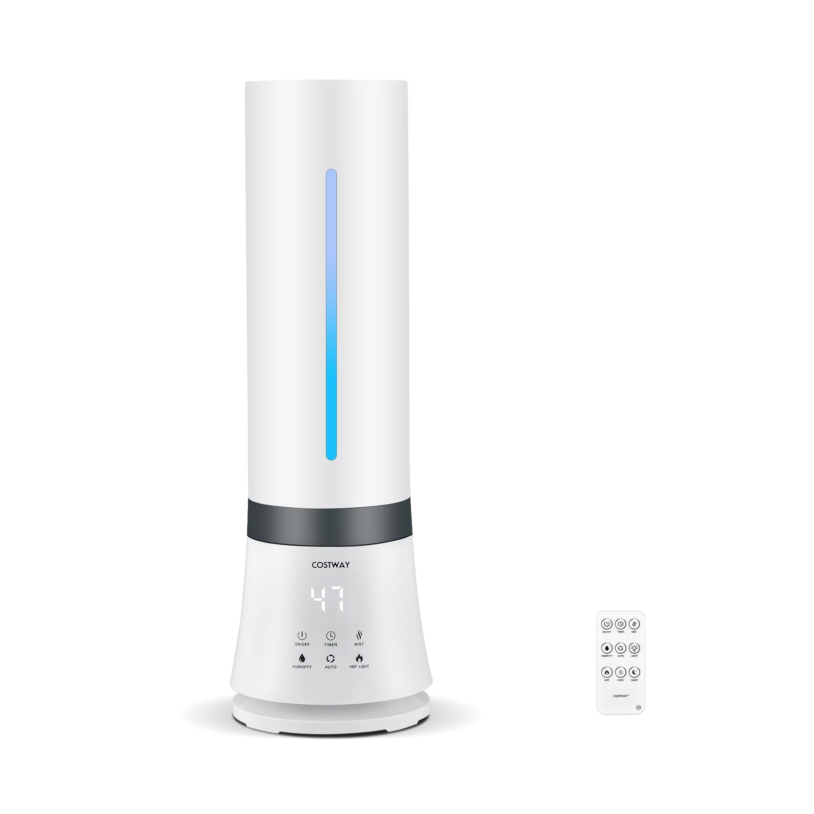 5.5L Cool Mist Humidifiers with Remote Control and 12 Hours Timer, White Dehumidifiers   at Gallery Canada