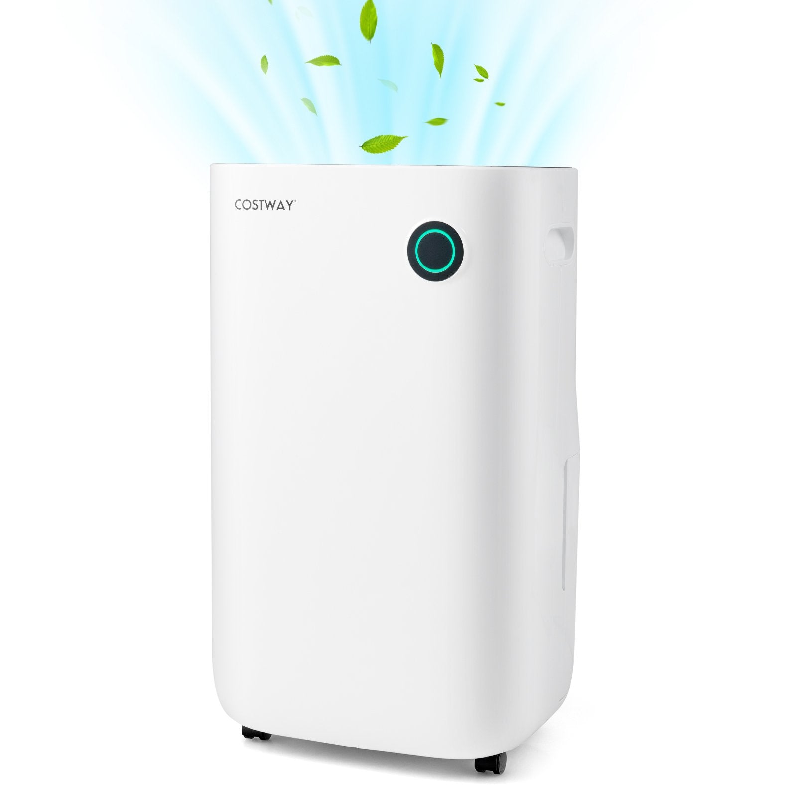 4500 Sq. Ft Dehumidifier with 5 Modes and 3-Color Indicator Light, White Dehumidifiers   at Gallery Canada