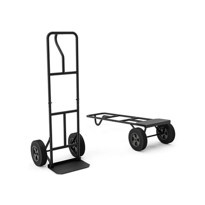 Folding Hand Cart for Home  Warehouse  Garage  Backyard-Dark, Dark Gray - Gallery Canada